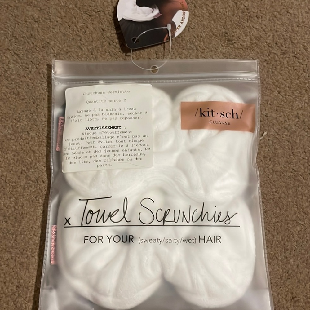 Towel scrunchies